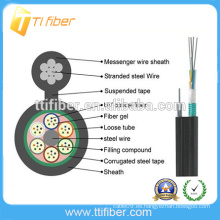 Cable al aire libre caliente de la fibra óptica del precio 12 del cable de la fibra del nuevo GYXTC8S